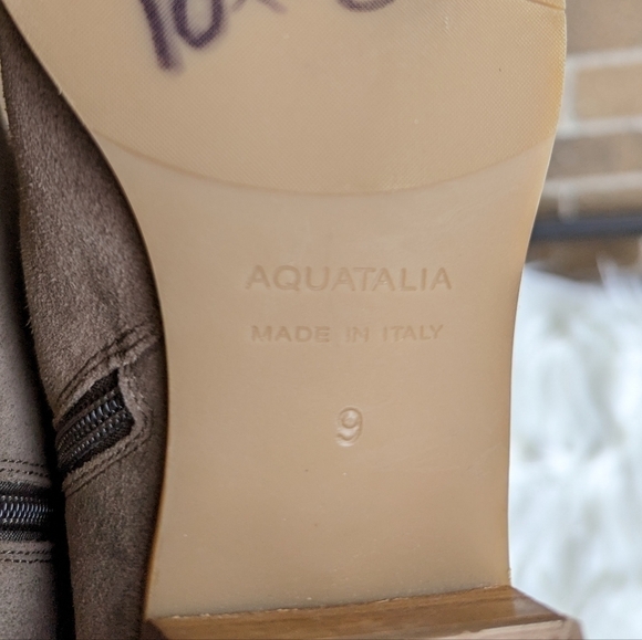 Aquatalia Suede Leather Ankle Boots - Picture 14 of 15